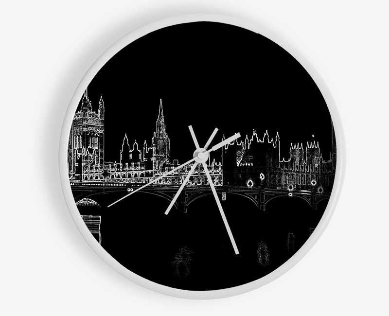 London Houses Of Parliment Clock - Wallart-Direct UK