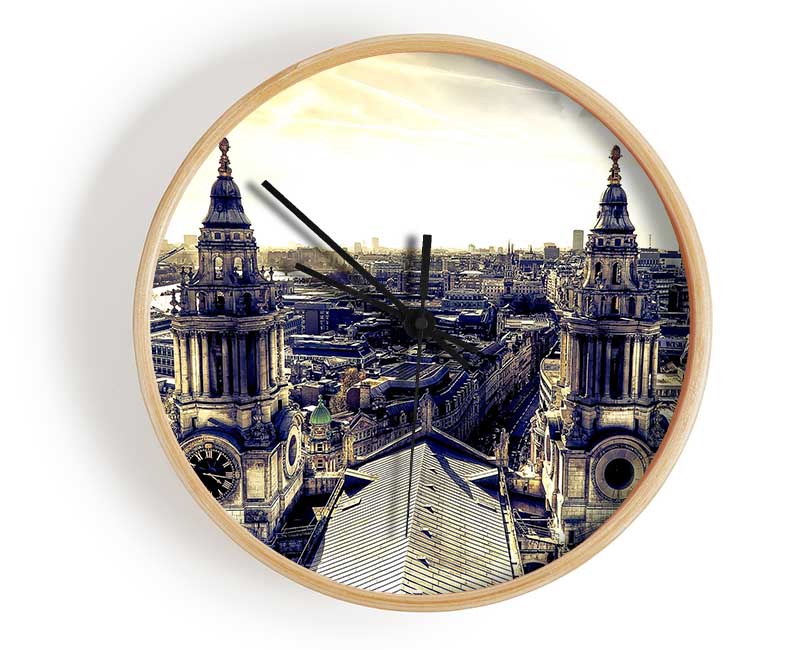 London From St Pauls Clock - Wallart-Direct UK