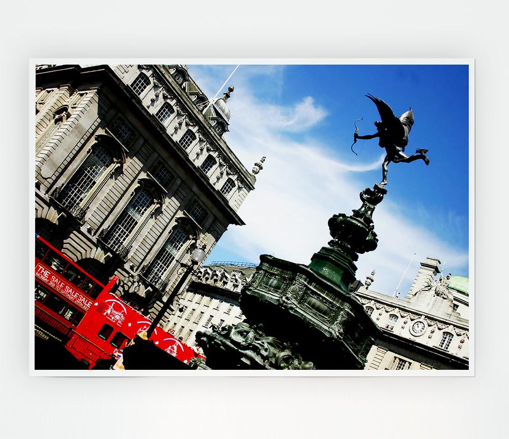 London Piccadilly Circus Uk Print Poster Wall Art