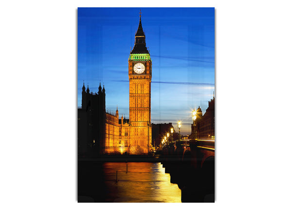 London Thames Reflection Of Big Ben