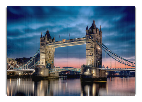 London Tower Bridge At Dusk