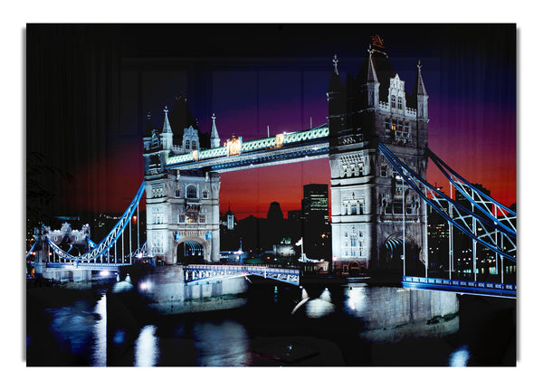 London Tower Bridge Night Vision