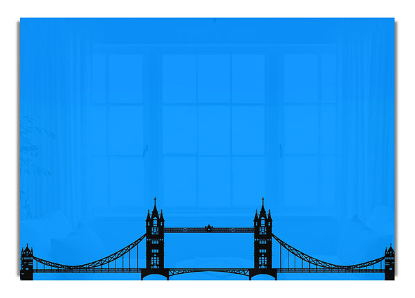 London Tower Bridge Silhouette