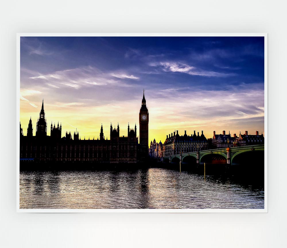 London Uk Print Poster Wall Art