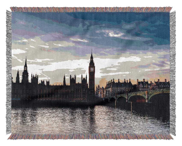 London Uk Woven Blanket