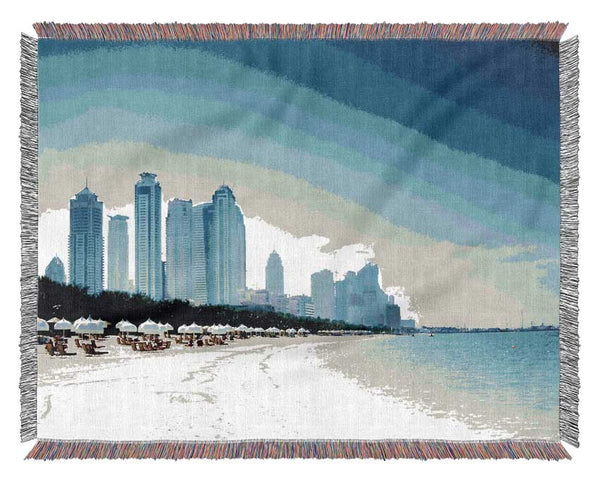 Miami Beach Woven Blanket