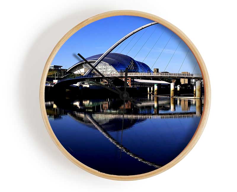 Millennium Bridge Newcastle England Clock - Wallart-Direct UK