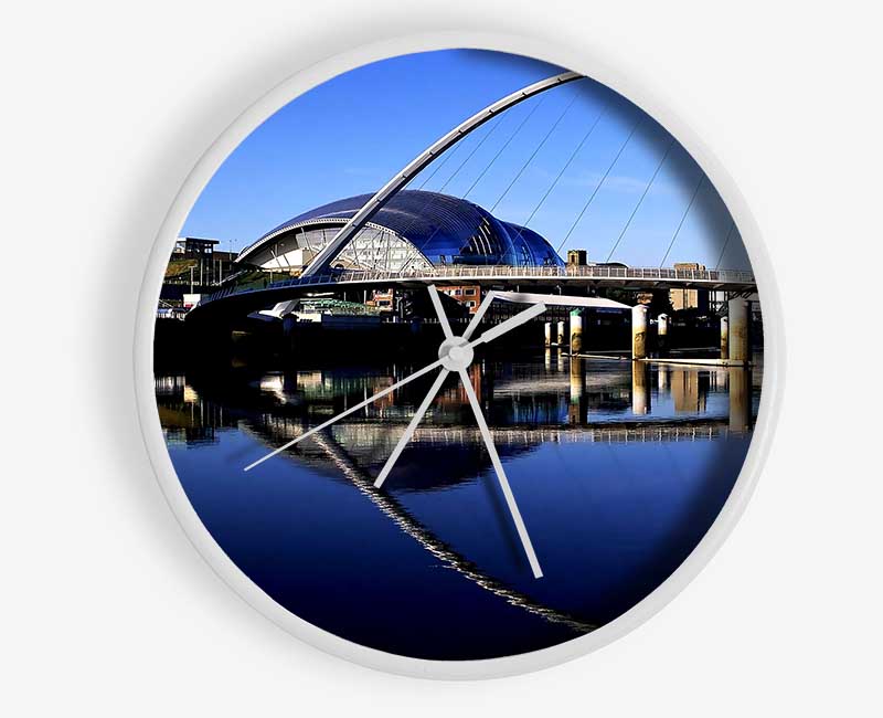 Millennium Bridge Newcastle England Clock - Wallart-Direct UK