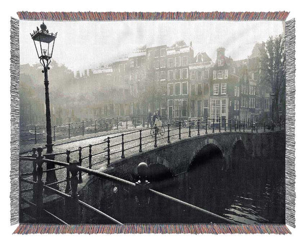 Misty Amsterdam Woven Blanket