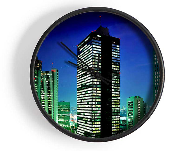 Neon City Clock - Wallart-Direct UK