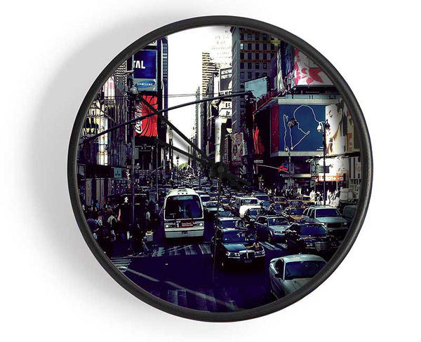 New York Roads Clock - Wallart-Direct UK