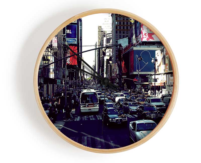 New York Roads Clock - Wallart-Direct UK