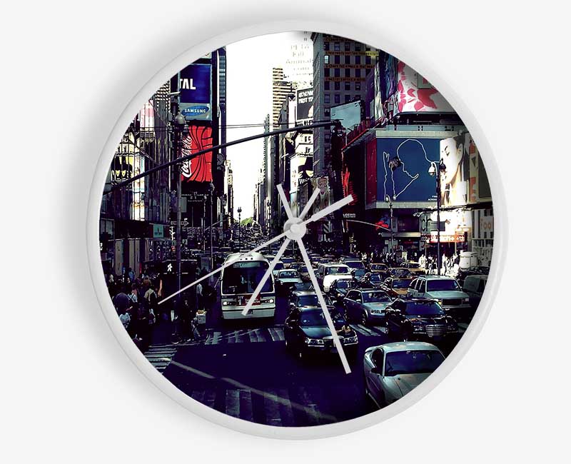 New York Roads Clock - Wallart-Direct UK