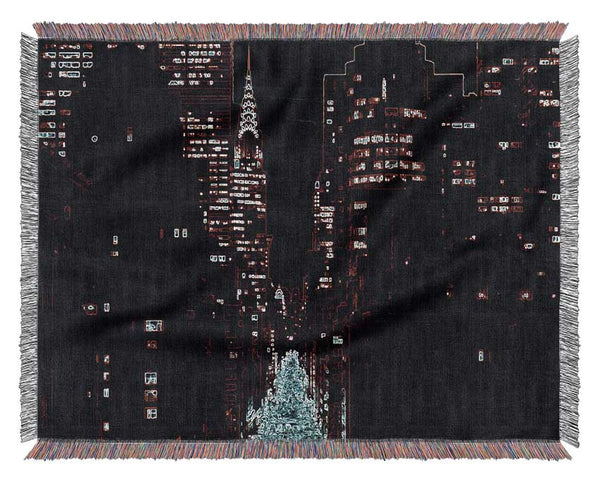 New York 5Th Avenue Woven Blanket