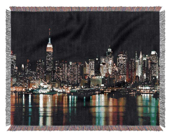 New York City Glow Woven Blanket