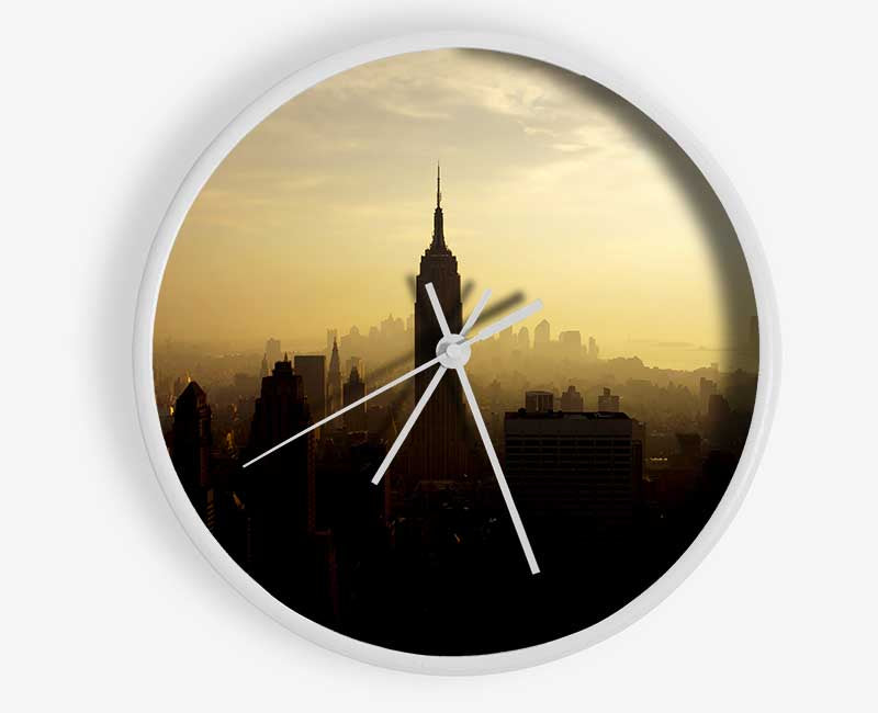 New York City Mist Clock - Wallart-Direct UK