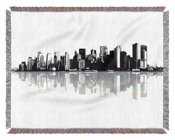 New York City Reflections Woven Blanket