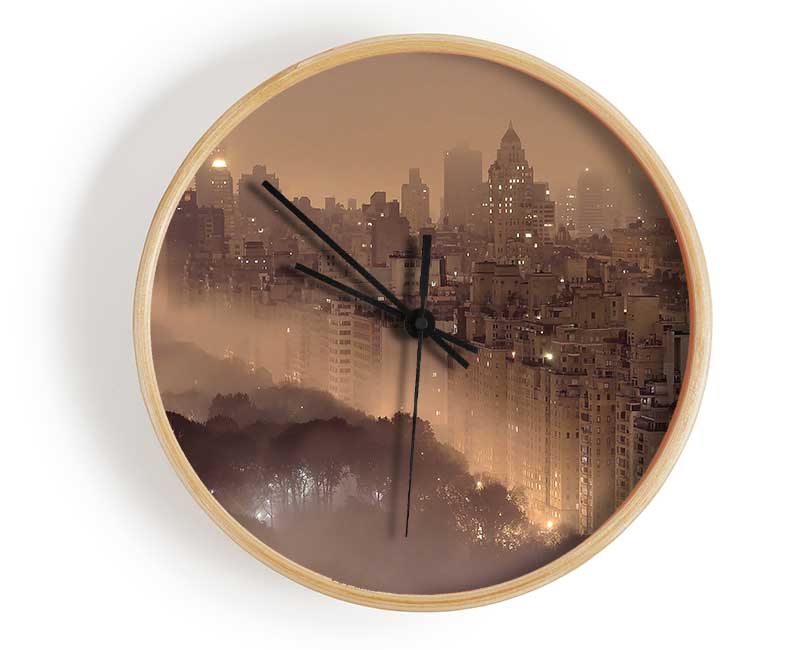 New York Fog Clock - Wallart-Direct UK