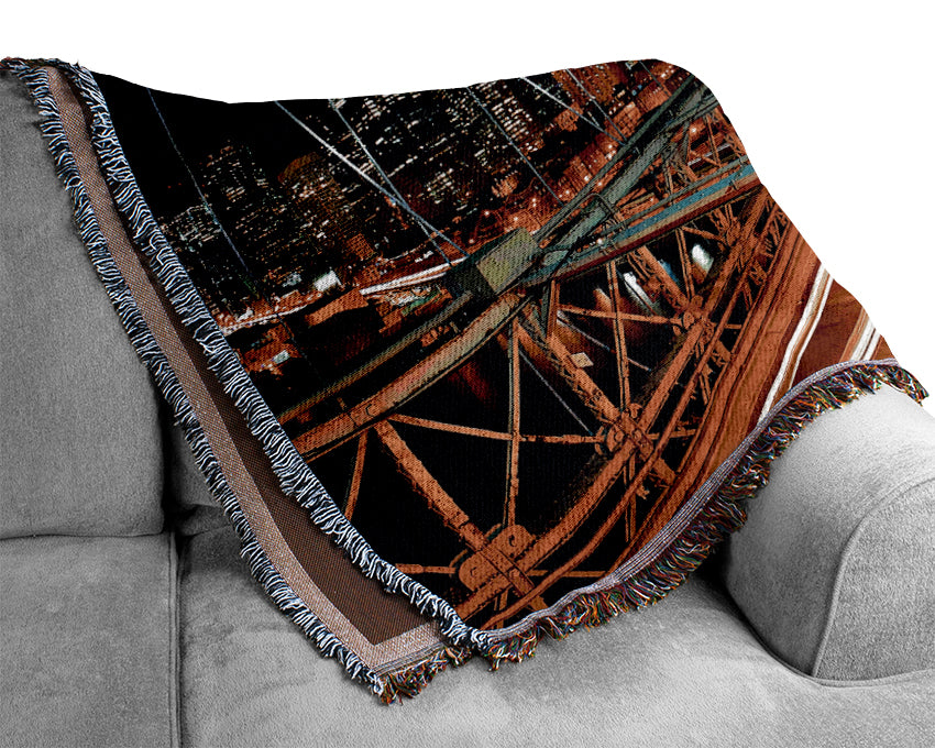 New York Nights Woven Blanket