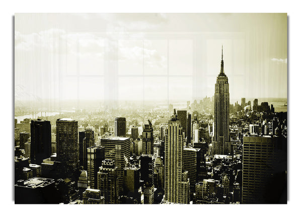 Skyline von New York Sepia 