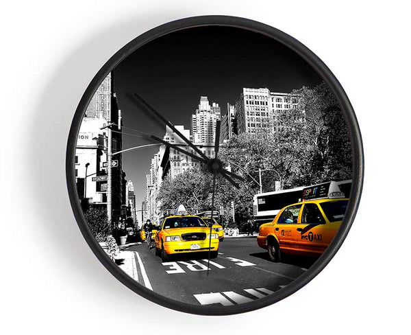 New York Taxi Clock - Wallart-Direct UK