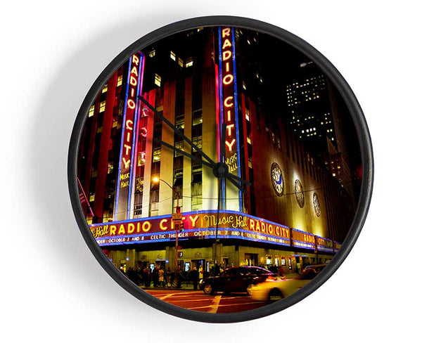 Nyc Radio City Music Hall Clock - Wallart-Direct UK