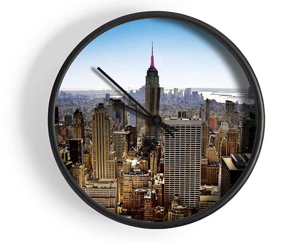 Nyc The Big Apple Clock - Wallart-Direct UK