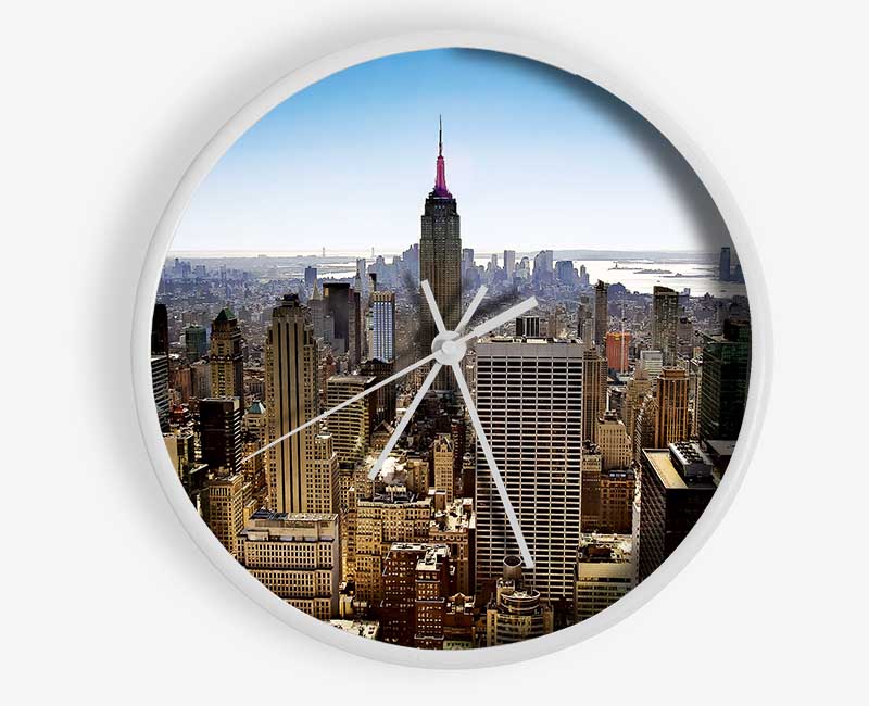 Nyc The Big Apple Clock - Wallart-Direct UK