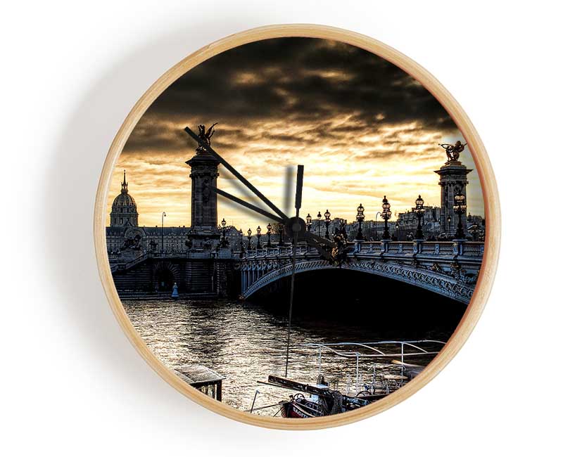 Paris Bridge Clock - Wallart-Direct UK