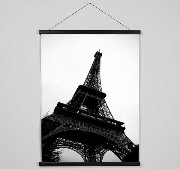 Paris Eiffel Tower B n W Hanging Poster - Wallart-Direct UK