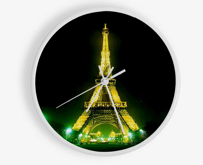 Paris Eiffel Tower Parade Clock - Wallart-Direct UK