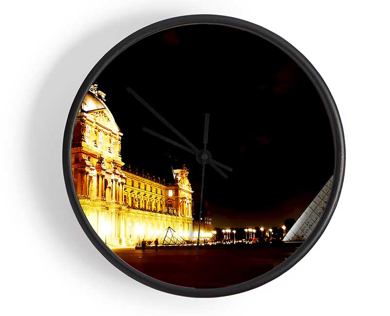 Paris Louvre Lights Clock - Wallart-Direct UK