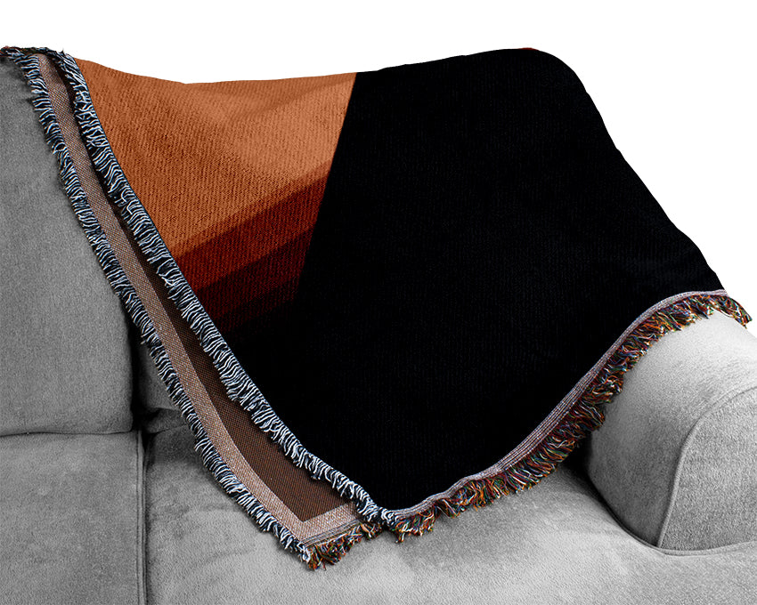 Pyramid Sunset Woven Blanket