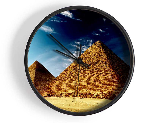 Pyramids Cairo Egypt Clock - Wallart-Direct UK