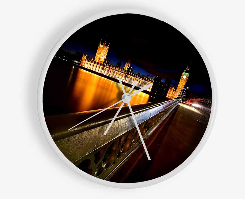 River Thames London Clock - Wallart-Direct UK