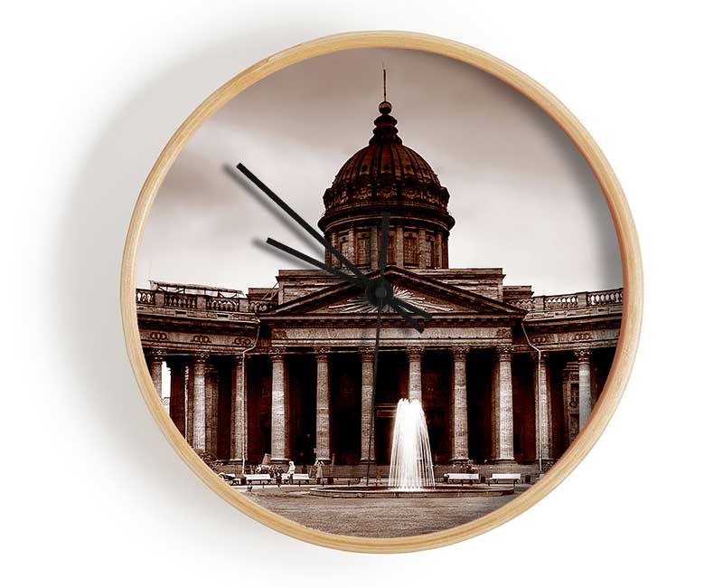 Rome Brown Clock - Wallart-Direct UK