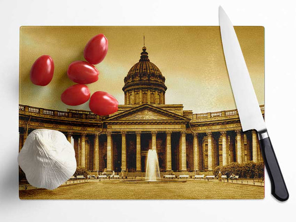 Rome Retro Glass Chopping Board