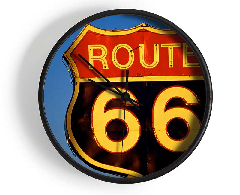 Route 66 Clock - Wallart-Direct UK