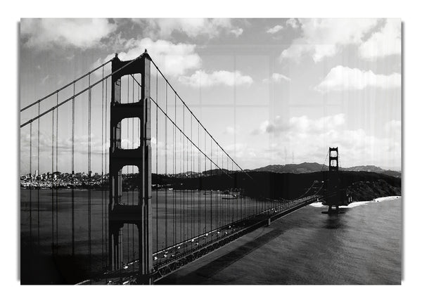 San Francisco Bridge B~w Architektur Kann