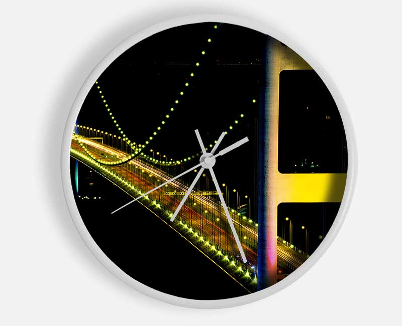 San Francisco Bridge Close-Up Clock - Wallart-Direct UK