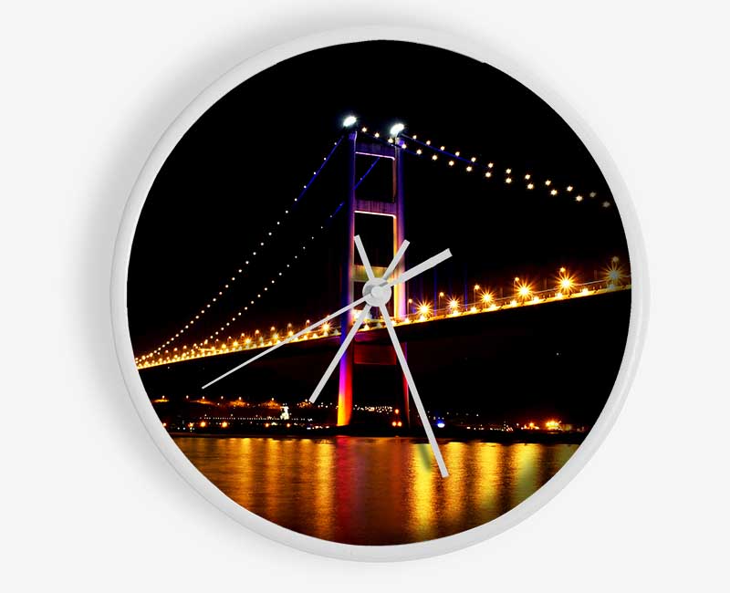 San Francisco Bridge Reflections Clock - Wallart-Direct UK