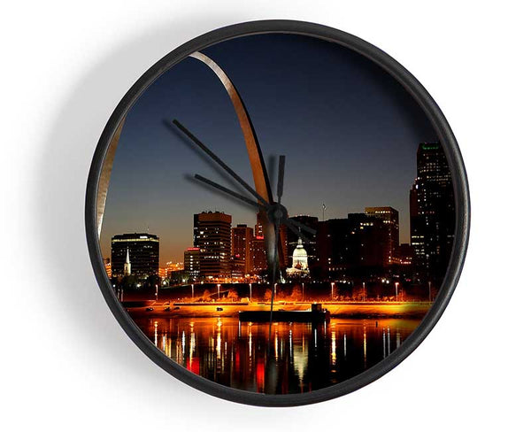 St Louis Missouri Clock - Wallart-Direct UK