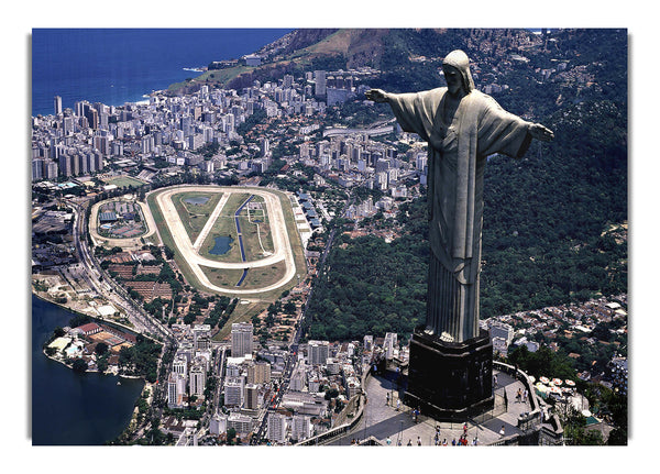 Statue Of Christ The Redeemer Rio De Janeiro Brazil