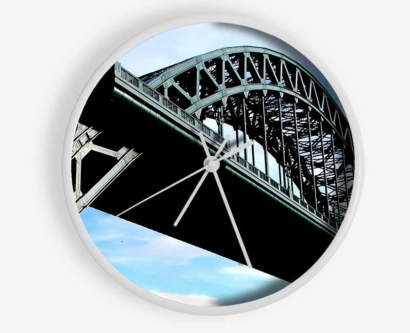 Sydney Harbour Bridge Close-Up Clock - Wallart-Direct UK