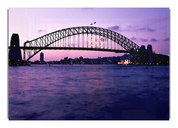 Sydney Harbour Bridge Pink Reflections