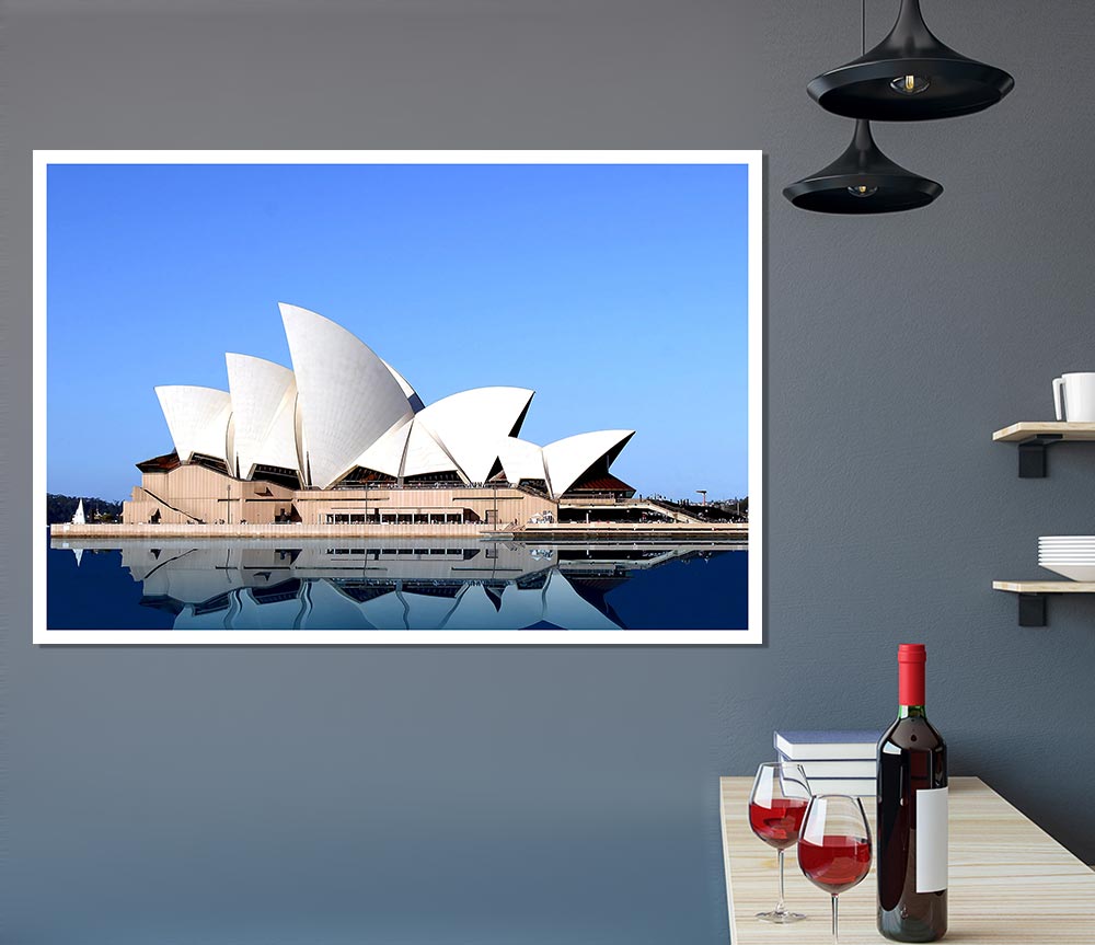 Sydney Opera House Australia Print Poster Wall Art