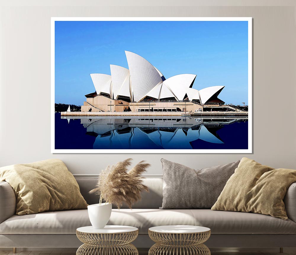 Sydney Opera House Reflections Print Poster Wall Art