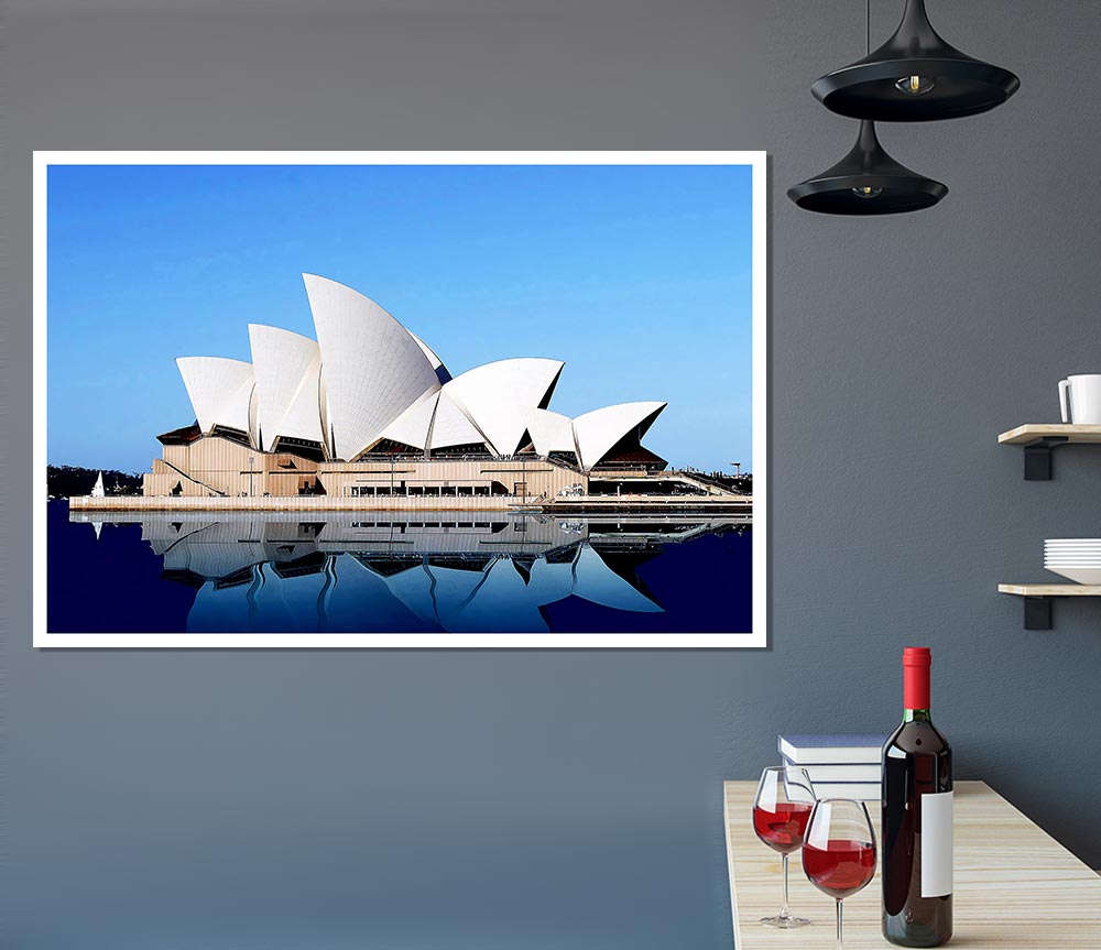 Sydney Opera House Reflections Print Poster Wall Art