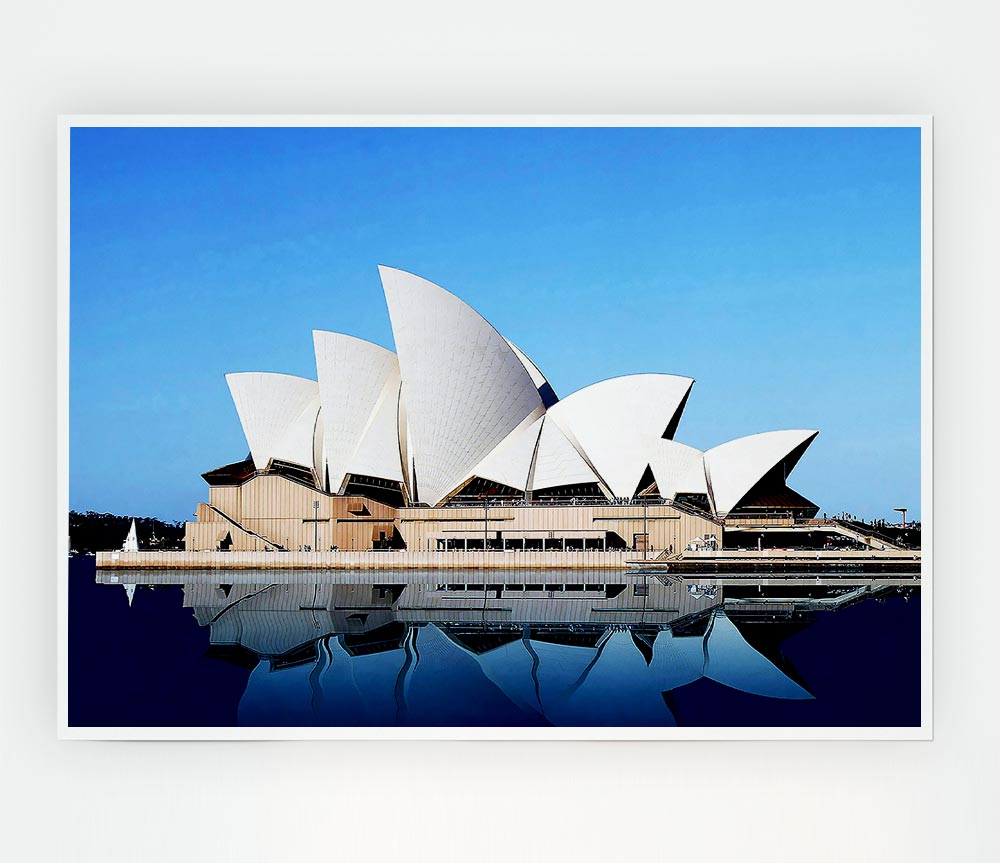 Sydney Opera House Reflections Print Poster Wall Art