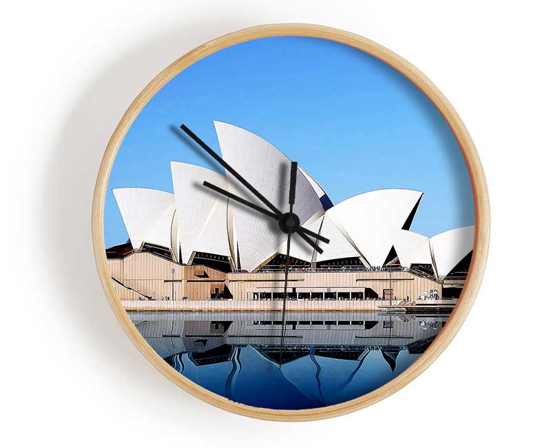 Sydney Opera House Reflections Clock - Wallart-Direct UK